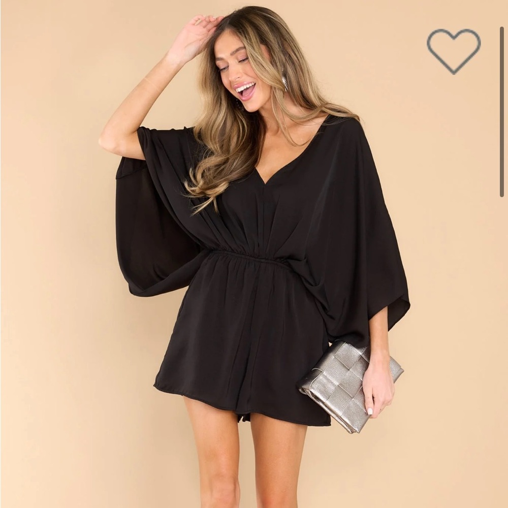 Red dress everlasting romper